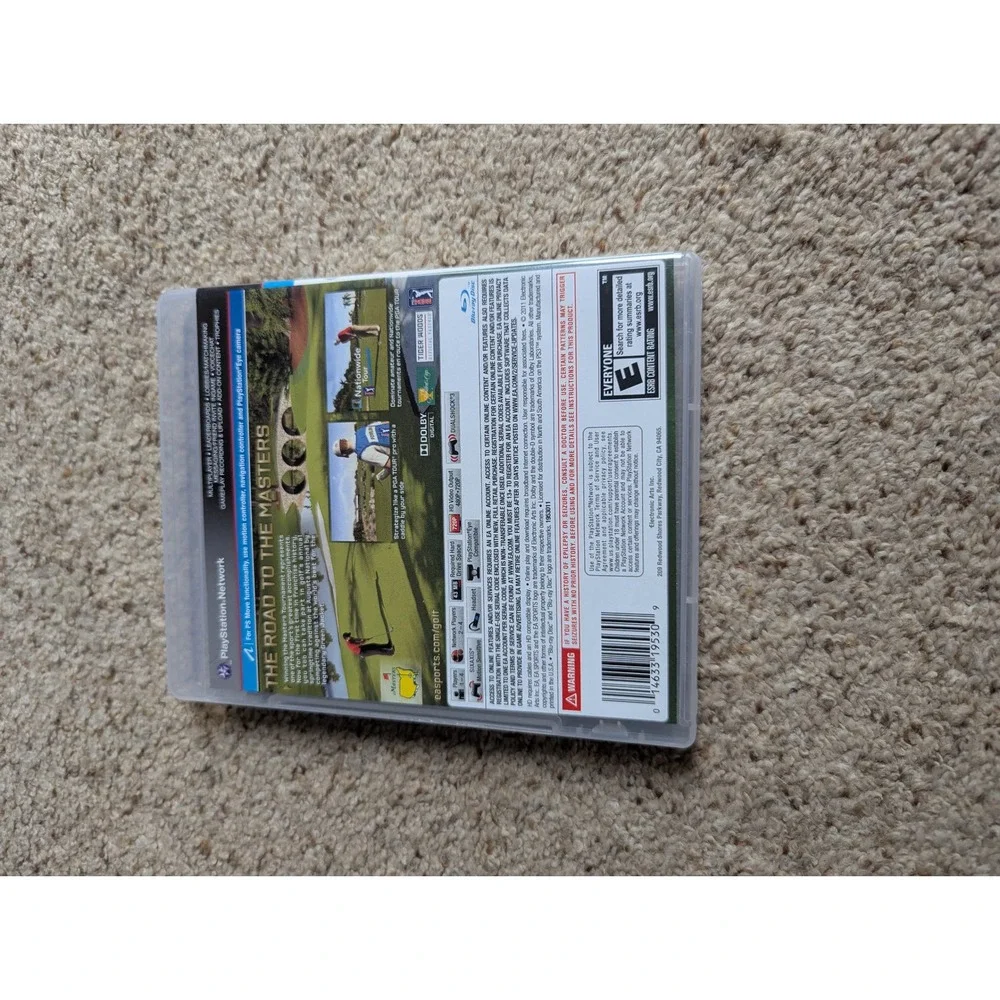 Tiger Woods‎ PGA Tour 12 The Masters PS3 PlayStation 3 EA Sports Golf Game CIB